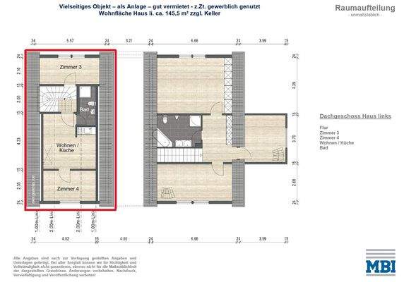 Grundriss DG beschriftet