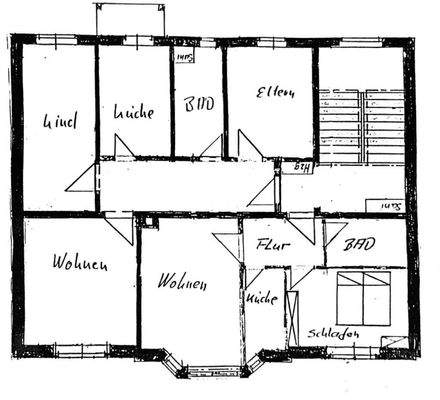 Grundriss 1. und 2. OG