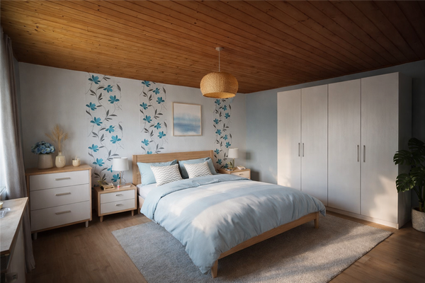 Schlafzimmer - virtually staged