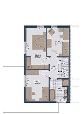 Grundriss Obergeschoss