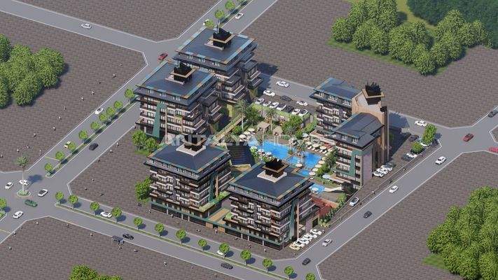 Real Estate with Private Beach in Alanya Kargicak