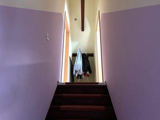 Treppe ins Dachgeschoss