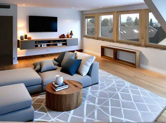 Wohnzimmer - Einrichtung KI-generiert