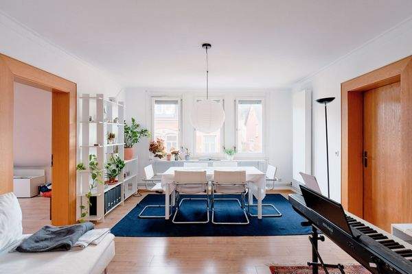 Essbereich im Dachgeschoss