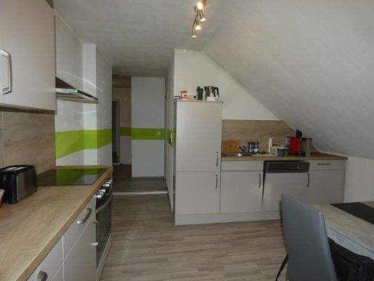 Einbauküche im DG