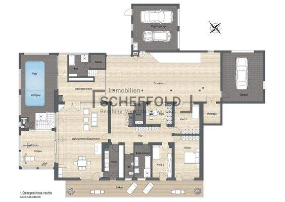 Grundriss 1.OG rechts