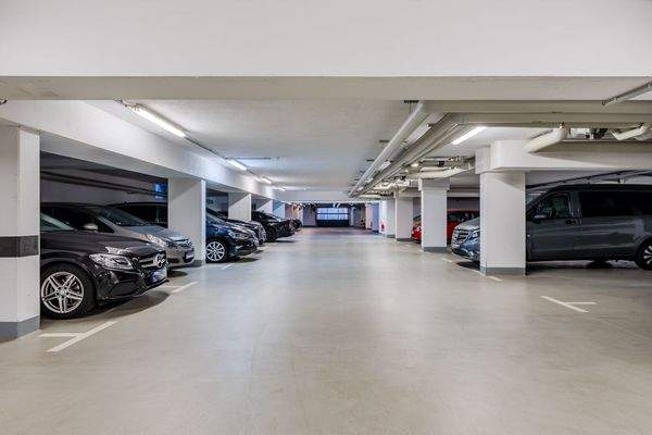 underground parking garage