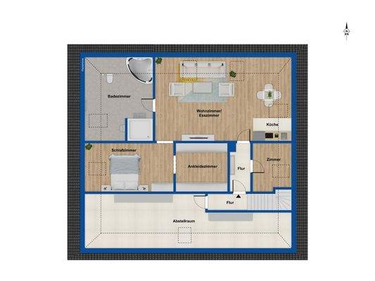 Grundriss Dachgeschoss