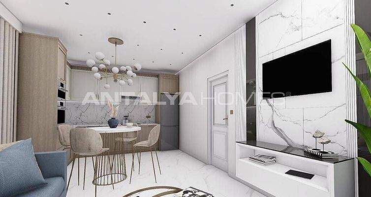 Sea View Flats in a Complex with Swimming Pool in Alanya Oba