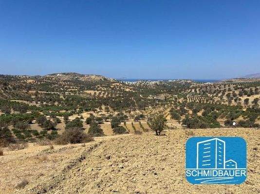 Kreta, Sivas: Grundstück mit herrlichem Meerblick am Ortsrand zu verkaufen