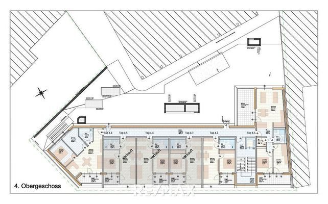 Stockwerkplan 4. Obergeschoss