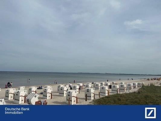 Strand vor dem Haus