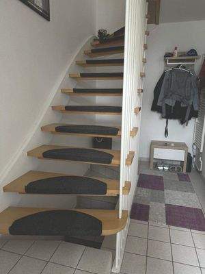 ....vom Flur in das 1. Obergeschoß