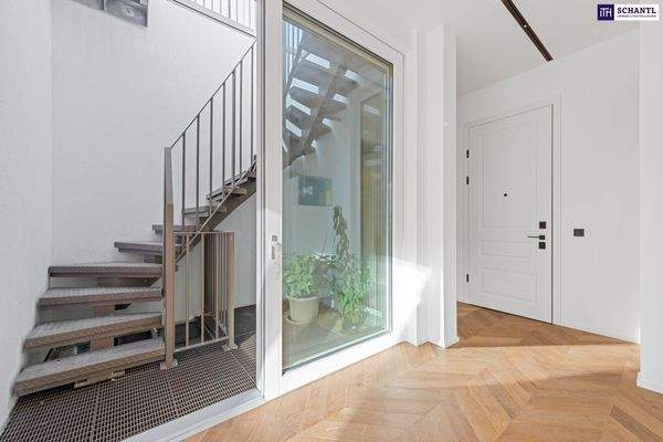 Wintergarten, Zugang zur Dachterrasse