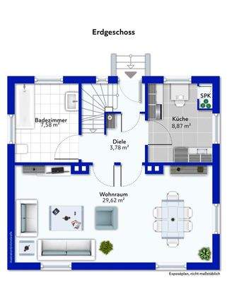 Grundriss Erdgeschoss