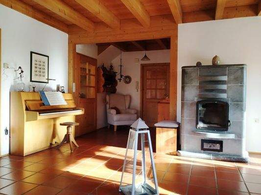 Wohnbereich mit Cotto-Fliesen