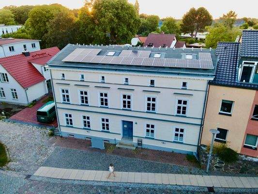 Rügen - Altefähr Straßenansicht - Luftfoto