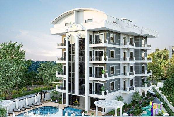 Apartments in a Complex with Pool in a Natural Setting in Alanya