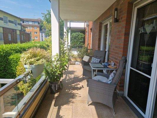 Balkon untere Wohnebene