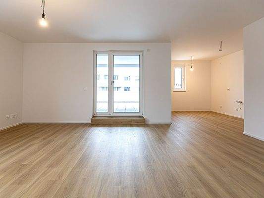 Wohnbereich mit offener Küche