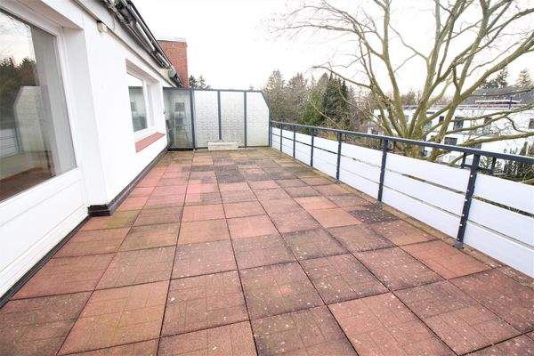 Süd/West-Dachterrasse