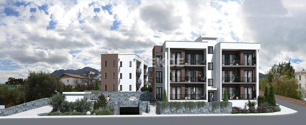 2-Bedroom Apartments for Sale in a Complex with a Pool in Girne
