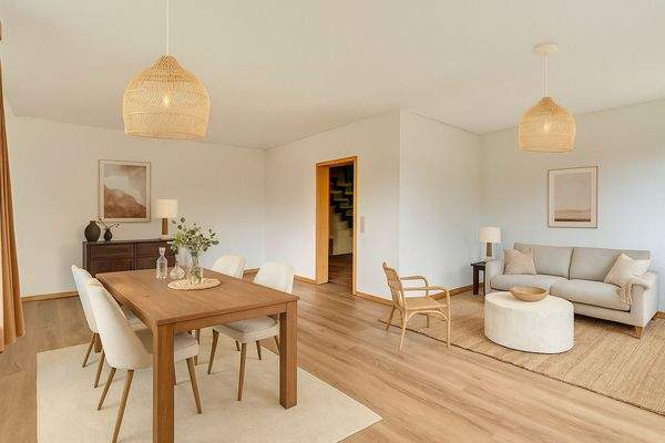 Wohn-/Esszimmer visualisiert