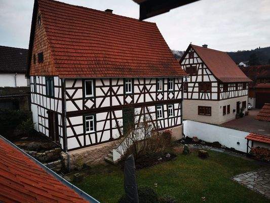 Ansicht seperates Fachwerkhaus