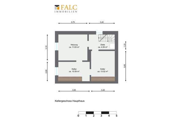 Kellergeschoss  Haupthaus