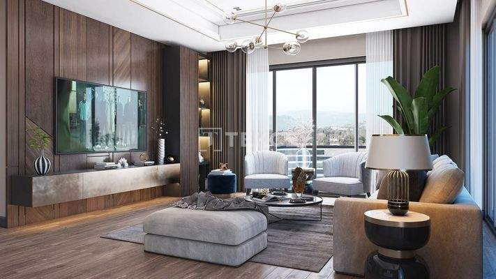 Apartments in a Complex with a Landscaped Garden in Kocaeli