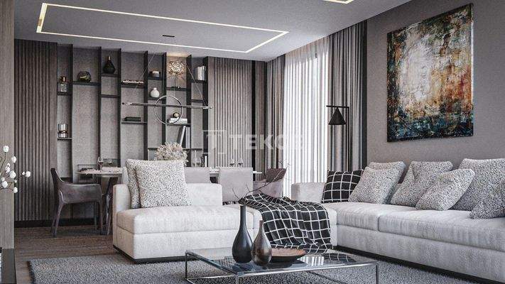 Investment Apartments Near the Financial Center in Istanbul