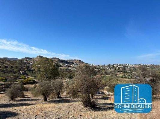 Kreta, Pitsidia: Grundstück mit Baugenehmigung für drei Luxusvillen zu verkaufen