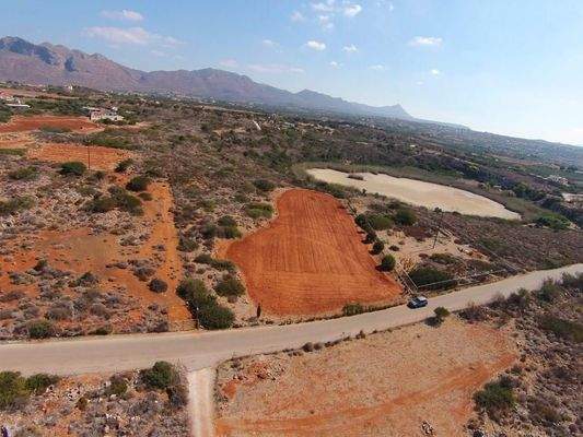 Kreta, Tersanas Grundstück mit erstaunlichem Meerblick zu verkaufen