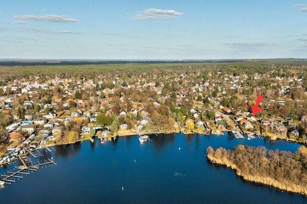 Weitblick über den Müggelsee und Umgebung