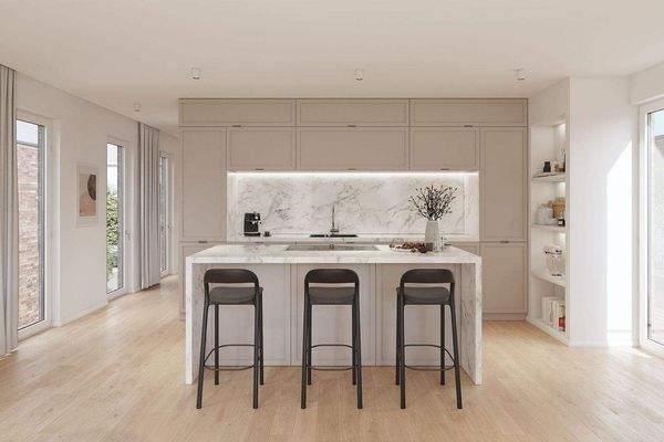 Offene Küche im Wohnbereich