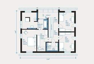 Grundriss Obergeschoss