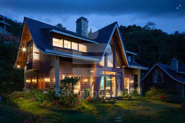 Konventionelles Einfamilienhaus