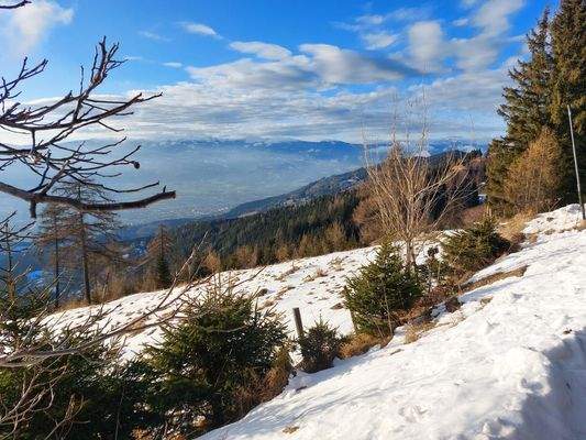 Blick Richtung Wolfsberg und Saualm