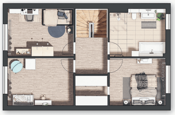 Bar Rodach RH Grundriss 1OG