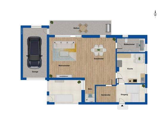 Grundriss - Erdgeschoss