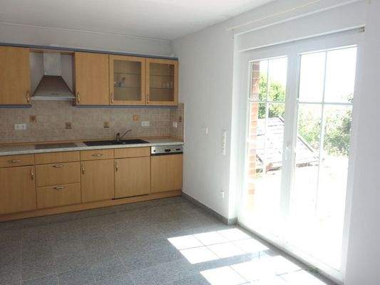 Küche und Wohnbereich Appartement