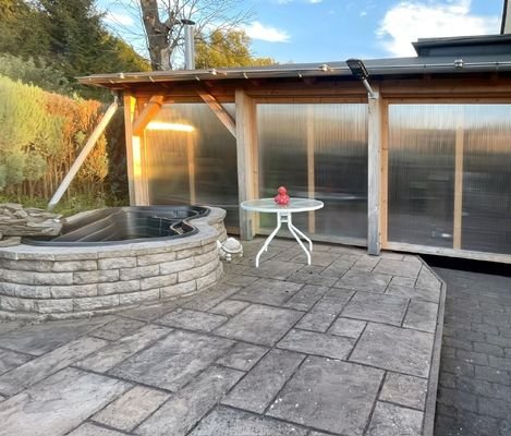 Terrasse geschlossen