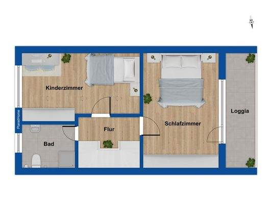 Grundriss 1. Obergeschoss