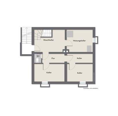 Grundriss Keller