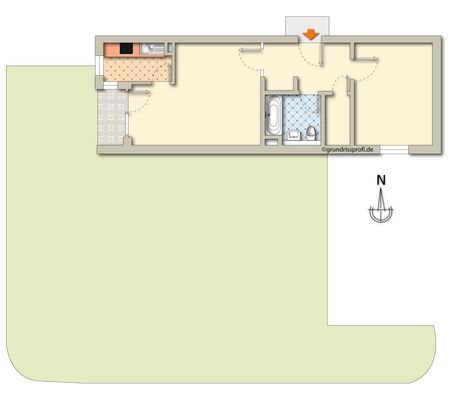 Grundriss unmöbliert
