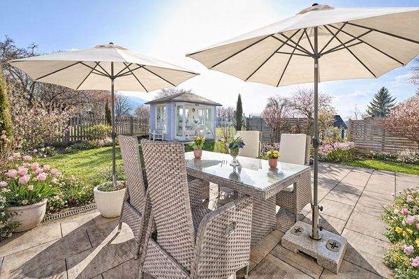 Terrasse  in Südausrichtung