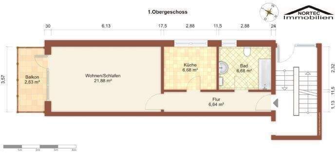 18.) Grundriss ohne Möbel
