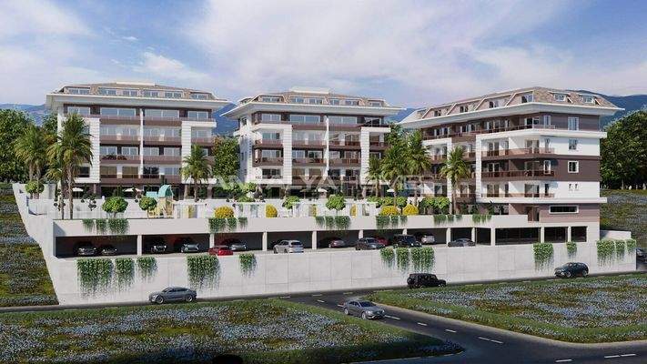 Stylish Flats with Mountain Views in Alanya Kestel