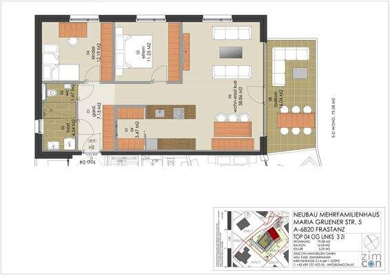 WA MARIA GRUENER STR 5 FRASTANZ TOP 04 OG LINKS 50