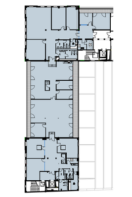 Grundriss CPW 30, 2.OG, ca. 1043,95 m²